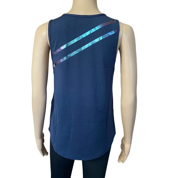 Revolve Iris & Ink Navy Tank Top Size S - Picture 3 of 6